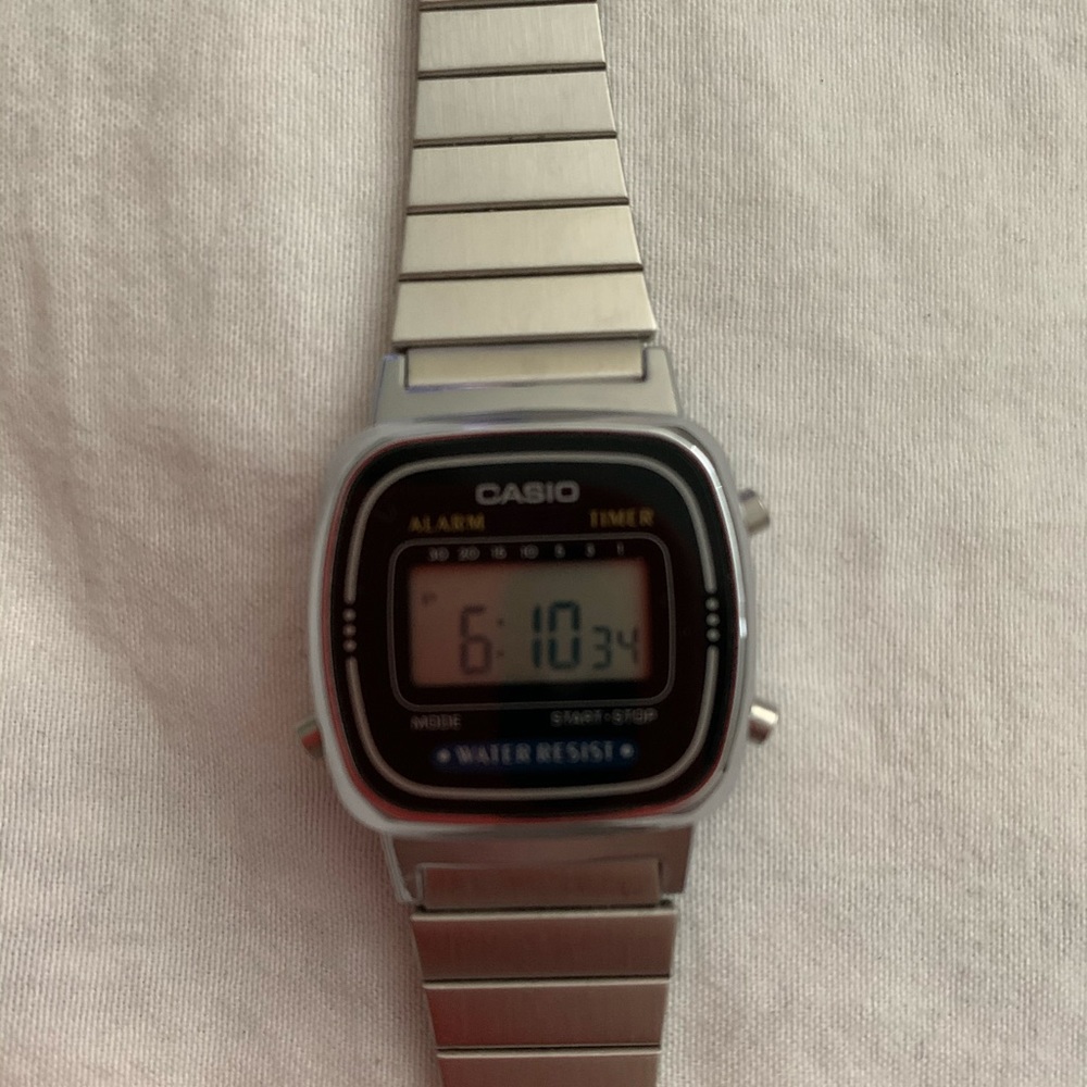 SILVER Watch CASIO